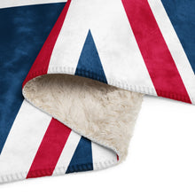 Load image into Gallery viewer, Union Jack Sherpa Blanket