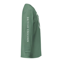 Load image into Gallery viewer, British Unicorn Shield | Garment-dyed Long-Sleeve Shirt