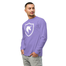 Load image into Gallery viewer, British Unicorn Shield | Garment-dyed Long-Sleeve Shirt