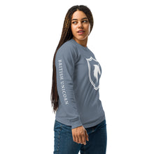 Load image into Gallery viewer, British Unicorn Shield | Garment-dyed Long-Sleeve Shirt