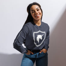 Load image into Gallery viewer, British Unicorn Shield | Garment-dyed Long-Sleeve Shirt