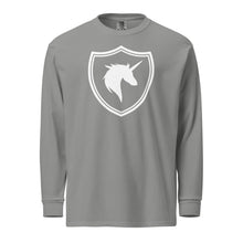 Load image into Gallery viewer, British Unicorn Shield | Garment-dyed Long-Sleeve Shirt