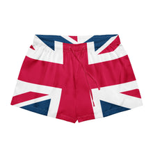 Load image into Gallery viewer, Women’s Union Jack Pajama Shorts