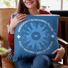 Load image into Gallery viewer, Emergency Screaming Pillow in Royally Screwed Blue