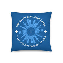 Load image into Gallery viewer, Emergency Screaming Pillow in Royally Screwed Blue