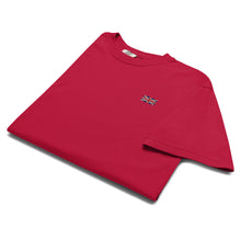 Load image into Gallery viewer, Embroidered Union Jack Tee | Left Chest