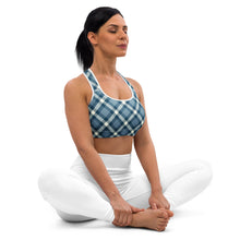 Load image into Gallery viewer, Cheeky Check Padded Racerback Sports Bra