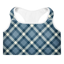 Load image into Gallery viewer, Cheeky Check Padded Racerback Sports Bra