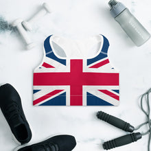 Load image into Gallery viewer, Union Jack Sports Bra | Padded