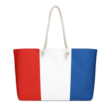 Load image into Gallery viewer, French Holiday Weekender Tote Bag
