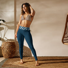 Load image into Gallery viewer, Cheeky Check Yoga Leggings