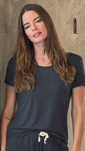 Load image into Gallery viewer, Women’s Bamboo Lounge Set - Lounge T-Shirt + Lounge Shorts