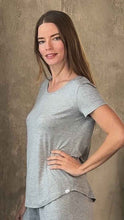 Load image into Gallery viewer, Women’s Bamboo Lounge Set - Lounge T-Shirt + Lounge Shorts