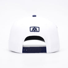 Load image into Gallery viewer, ‘7’ Premium SnapBack - White/Navy - DON GREAT