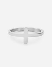 Load image into Gallery viewer, Silver Cross Ring