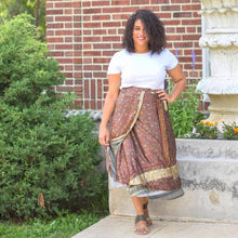 Load image into Gallery viewer, The Original Sari Wrap Skirt - DON GREAT