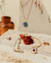 Load image into Gallery viewer, Wildflower Letter Keychain
