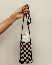 Load image into Gallery viewer, Checkered Crochet Phone Sling Bag