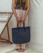 Load image into Gallery viewer, Cove Rattan Beach Tote Bag