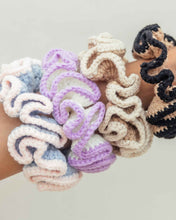 Load image into Gallery viewer, Cotton Crochet Scrunchie Assorted Set of 3