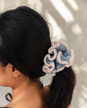Load image into Gallery viewer, Cotton Crochet Scrunchie Assorted Set of 3