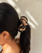 Load image into Gallery viewer, Cotton Crochet Scrunchie Assorted Set of 3