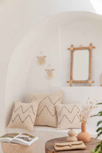 Load image into Gallery viewer, Nya Hand Stitched Cotton Throw Pillow