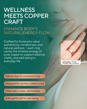 Load image into Gallery viewer, Pure Copper Rings – Hammered (6mm)
