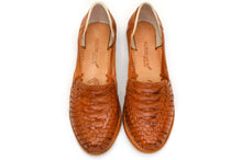 Load image into Gallery viewer, Cross Woven Huarache Walnut - DON GREAT
