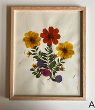 Load image into Gallery viewer, Pressed Flowers Wall Art 8x10
