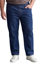 Load image into Gallery viewer, Men’s Lightweight Casual Elastic Waist Pull-On Jeans – Denim &amp; Twill Pants with Easy Fit
