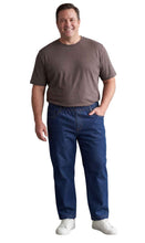 Load image into Gallery viewer, Men’s Lightweight Casual Elastic Waist Pull-On Jeans – Denim &amp; Twill Pants with Easy Fit

