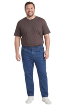 Load image into Gallery viewer, Men’s Lightweight Casual Elastic Waist Pull-On Jeans – Denim &amp; Twill Pants with Easy Fit
