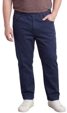 Load image into Gallery viewer, Men’s Lightweight Casual Elastic Waist Pull-On Jeans – Denim &amp; Twill Pants with Easy Fit
