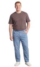 Load image into Gallery viewer, Men’s Lightweight Casual Elastic Waist Pull-On Jeans – Denim &amp; Twill Pants with Easy Fit
