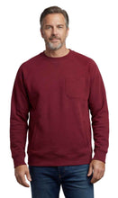 Load image into Gallery viewer, Mens 3-Pocket Fleece Sweatshirt with Raglan Seams, Chest Pocket and Tagless Neck
