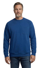 Load image into Gallery viewer, Mens 3-Pocket Fleece Sweatshirt with Raglan Seams, Chest Pocket and Tagless Neck
