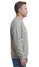 Load image into Gallery viewer, Mens 3-Pocket Fleece Sweatshirt with Raglan Seams, Chest Pocket and Tagless Neck
