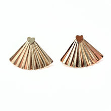 Load image into Gallery viewer, Secret Fan Ear Jacket stud earrings
