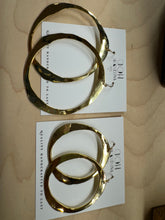 Load image into Gallery viewer, Hand Hammered Hoop earrings
