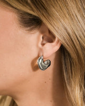 Load image into Gallery viewer, Demi Chunky Molten Metal Hoop Earrings
