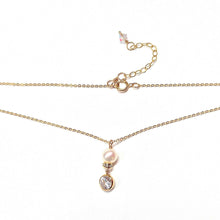 Load image into Gallery viewer, The Princess Rhinestone drop necklace
