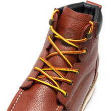 Load image into Gallery viewer, ROCKROOSTER Walker Men's 6 Inch Brown Soft Toe Wedge Work Boots SAP360 - DON GREAT
