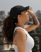 Load image into Gallery viewer, Black Waterproof Satin Lined Dad Hat - DON GREAT
