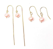 Load image into Gallery viewer, Single Pearl earrings
