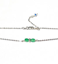 Load image into Gallery viewer, Jade sparkle necklace
