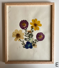 Load image into Gallery viewer, Pressed Flowers Wall Art 8x10
