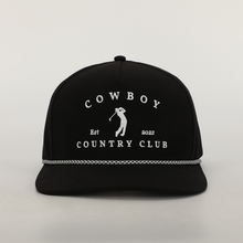 Load image into Gallery viewer, Golfer Roped Hat Black - DON GREAT
