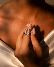 Load image into Gallery viewer, Sterling Silver Elongated Cushion Cocktail Ring
