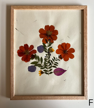 Load image into Gallery viewer, Pressed Flowers Wall Art 8x10
